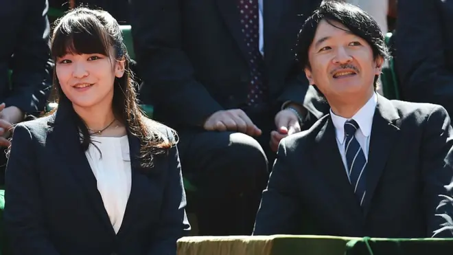 La princesse Mako avec son père