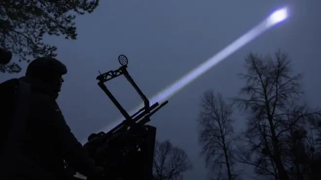 Ingabo zijejwe kurwanira mu kirere zicungereye ikirere ca Kyiv (ifoto yo mu bubiko) 