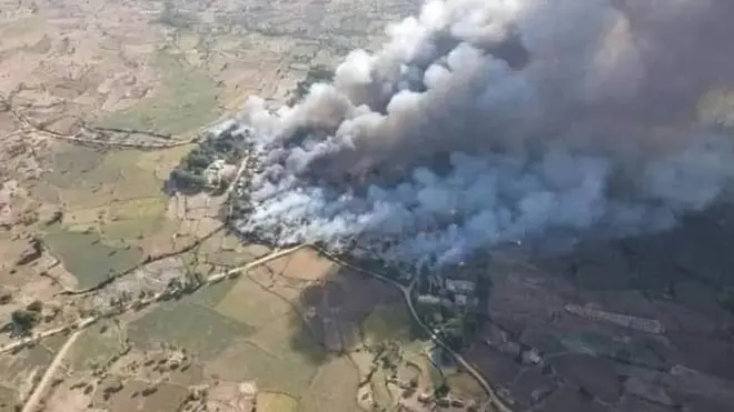 ရွာလုံးကျွတ်နီးပါး မီးရှို့ခံလိုက်ရတဲ့ စစ်ကိုင်းတိုင်း ၊ ပုလဲမြို့နယ်၊ ချောင်းဦးရွာ