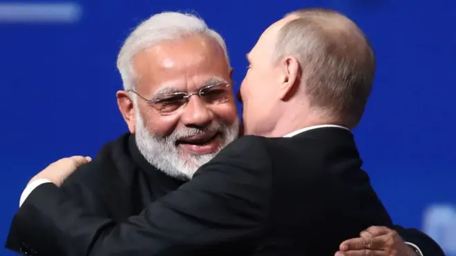 મોદી પૂતિન