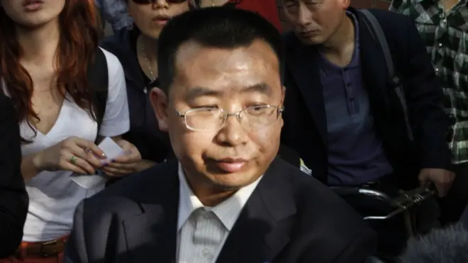 中國人權律師江天勇（資料圖）