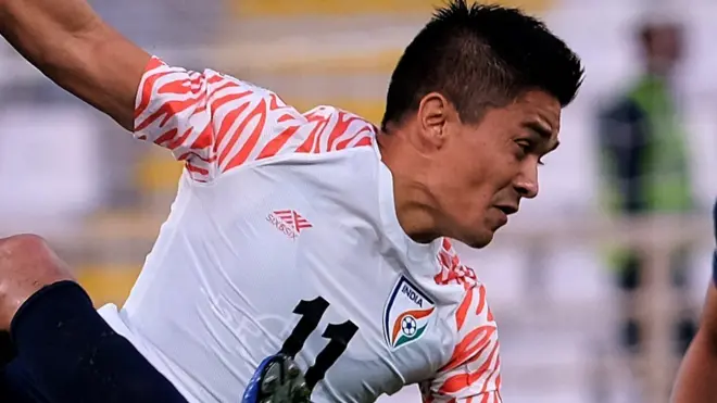 Pese a sus 34 años se espera que Chhetri logre ubicarse entre los 10 primeros en la lista de los máximos goleadores de la historia con las selecciones nacionales.