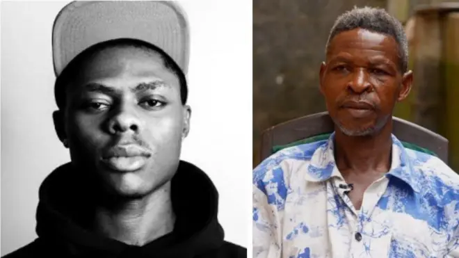 Aworan Mohbad ati Baba rẹ