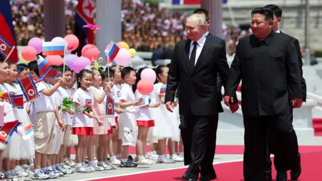 Putin va Kim Chin In