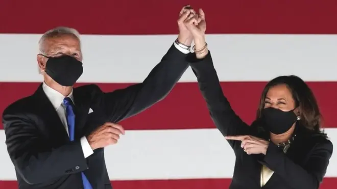 जो बाइडन और कमला हैरिस