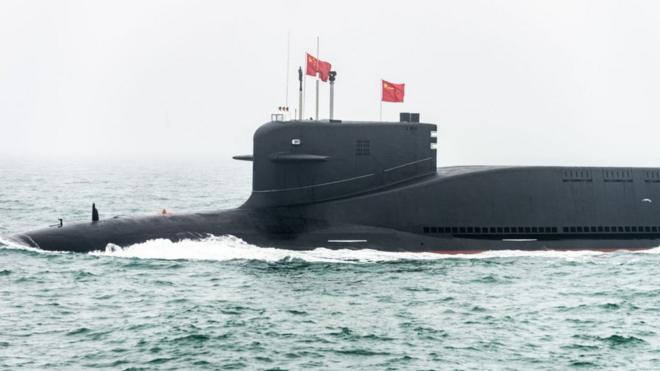 китайская подводная лодка проекта 094 "Цзинь"