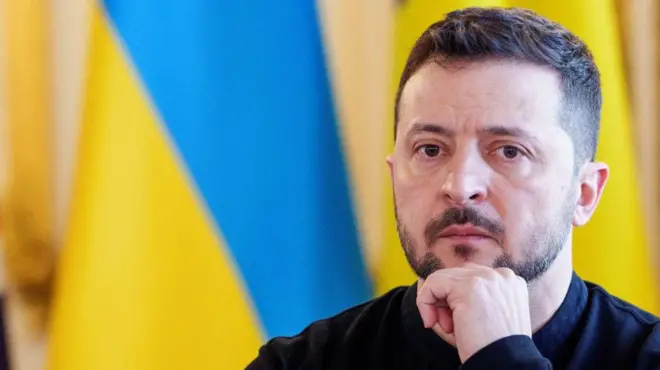 الرئيس الأوكراني فولوديمير زيلينسكي
