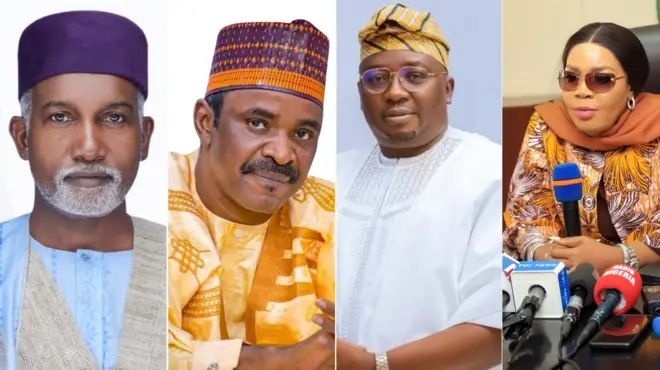 Tinubu ministers wey don resign