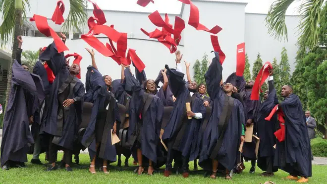Photo of graduating students