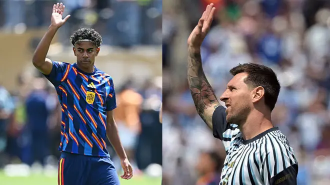 Yamal y Messi