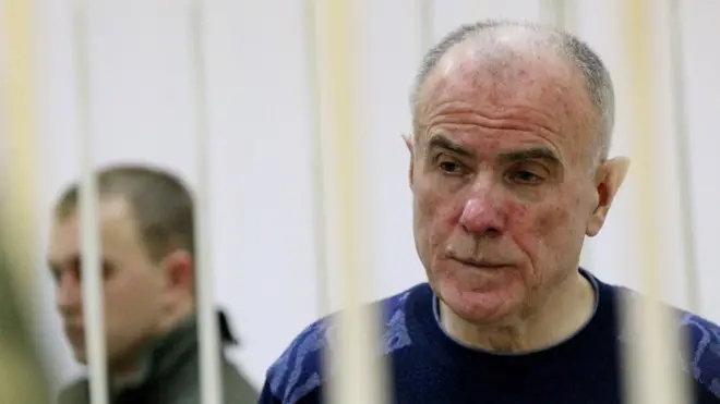 Екс-керівник зовнішнього спостереження МВС України Олексій Пукач в Апеляційному суді Києва, грудень 2015 року