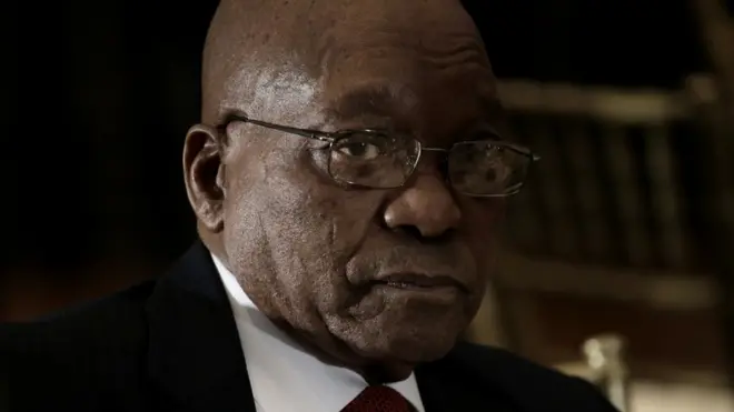President Jacob Zuma don dey in power for South Africa since 2009
