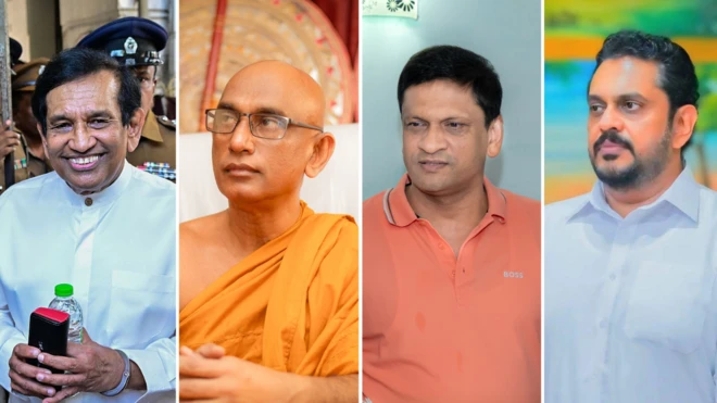 අධිකරණය විසින් අද දිනයේදී හිටපු දේශපාඥයින් සිව්දෙනෙකු රක්ෂිත බන්ධනාගාර ගත කරන ලෙස නියෝග කළා.