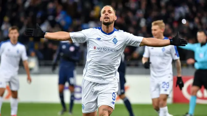 Форвард "Динамо" Фран Соль забив гол у ворота "Олімпіакос"