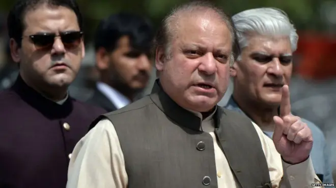 पाकिस्तान के पूर्व प्रधानमंत्री नवाज़ शरीफ
