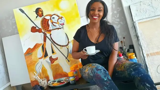 ሰኣሊት ገሊላ ረዳ ምስ ዝሰኣለቶ ቅብኣ ንጉሰ ነገስት ዘ ኢትዮጵያ ሃፀይ ዮውሃንስ ራብዓይ