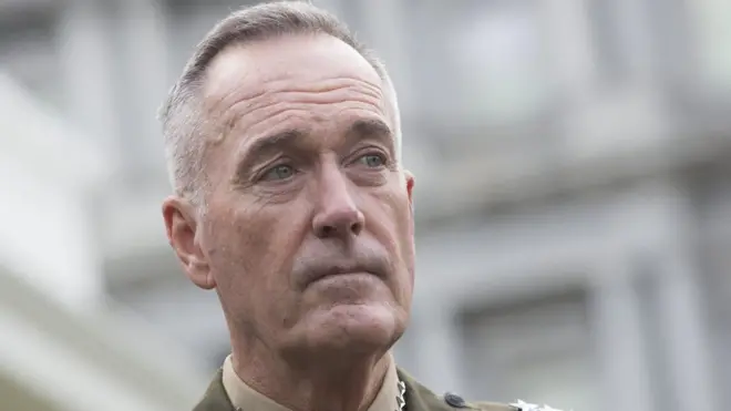 سینیٹ کی آرمڈ سروس کمیٹی کے اجلاس میں چیئرمین جوائنٹ چیف آف سٹاف جنرل جوزف ڈنفرڈ نے بتایا کہ 'اس بارے میں مجھے کوئی شک نہیں ہے کہ آئی ایس ائی کے دہشت گرد گروہوں سے رابطے ہیں۔'