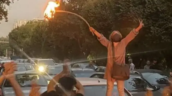 तेहरान में विरोध प्रदर्शन