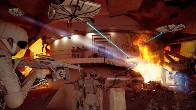 參加英國海軍工程科技論壇的年輕工程師們提出了新的裝備設計理念，希望將英國海軍陸戰隊未來打造成隱形飛行軍。