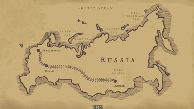 Khi Thế chiến thứ nhất nổ ra, Bạch Vệ chuyển khối vàng của gia đình Sa hoàng Nicholas II từ St Petersburg tới Siberia