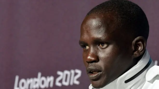 Sudan during im seperation get refugee wey no get country to represent for di Olympics