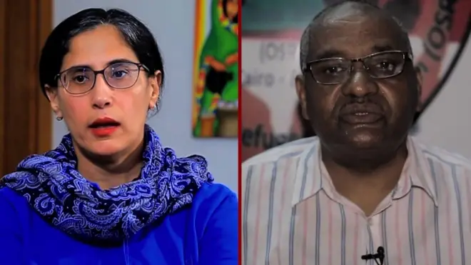 المصرية هبا عبد المنعم والإثيوبي طاهر عمر