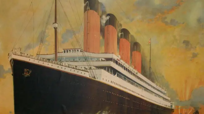 当时世界上最大的客运邮轮泰坦尼克号