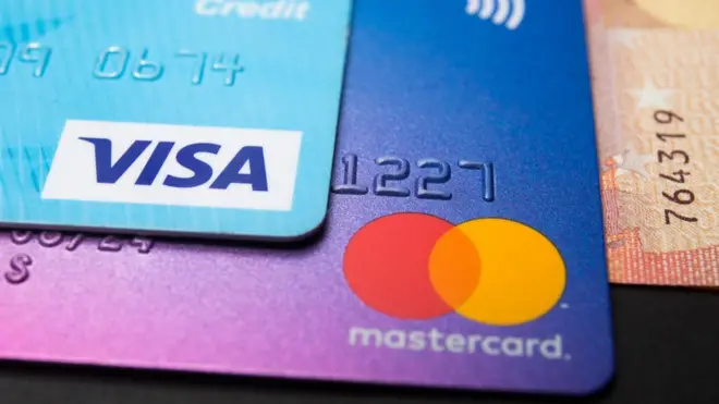 Tarjetas visa y Mastercard