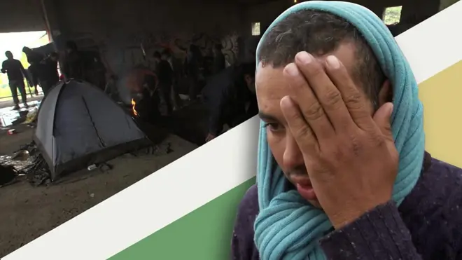 Youssef es uno de los migrantes que intentan llegar a Italia atravesando Croacia. Asegura, como otros migrantes, que la policía fronteriza croata los golpea.