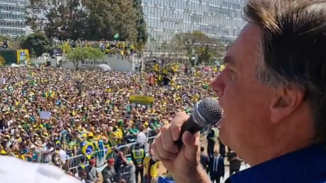 Bolsonaro discursa para apoiadorescomo depositar na novibetBrasília neste 7como depositar na novibetsetembro