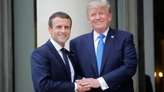 Macron y Trump