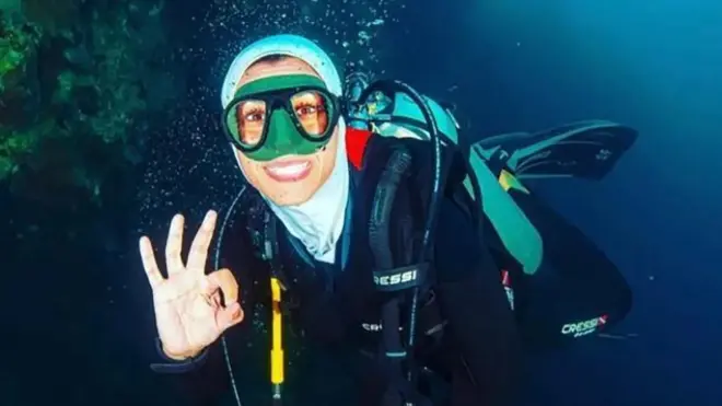 سکوبا ڈائیونگ اردن عورتیں