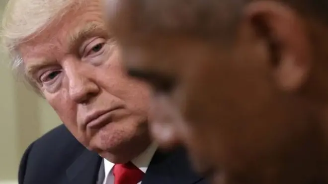 يقول ترامب إن التحقيق في احتمال تدخل روسيا يجب أن يركز على على إدارة أوباما