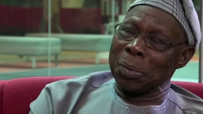 Di former President say some Nigerians dey hungry and angry