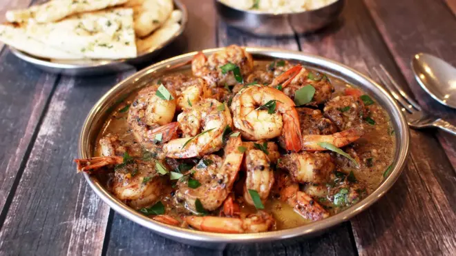 Sri Lankan prawns curry