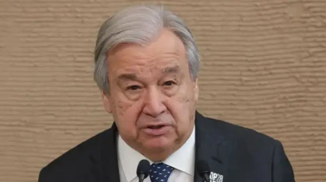 संयुक्त राष्ट्राचे महासचिव अँटोनियो गुटेरेस