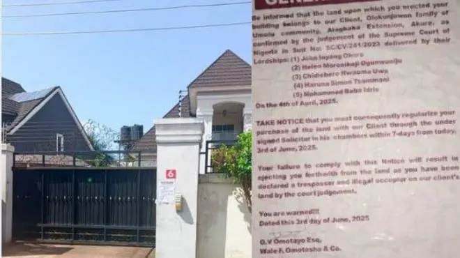 Ọkan lara ilegbe ti wọn lẹ iwe mọ ni Akure