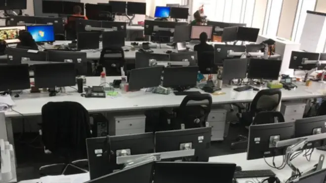 Work space inside one offcie