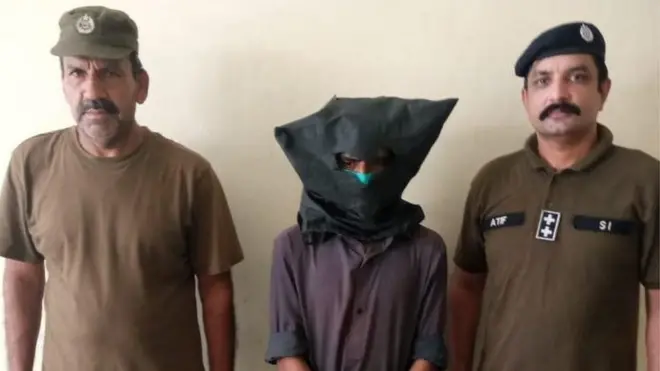 ملزم پولیس کی تحویل میں