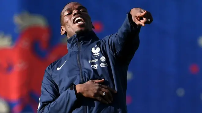 Paul Pogba gosiri ihe ojiri bụrụ onye akpu n'ọnụ