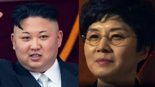 उत्तर कोरियाई शासक किम जोंग उन और पूर्व उत्तर कोरियाई जासूस किम ह्विन-हुई