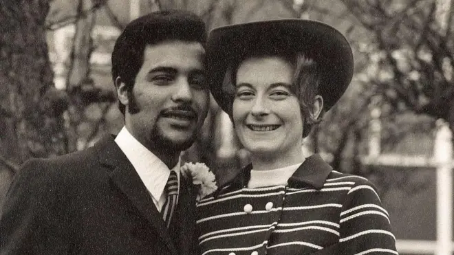 Carol y Chedly Mahfoudh en 1971: su historia es como la de muchas otras parejas que superaron la barrera del idioma por amor.