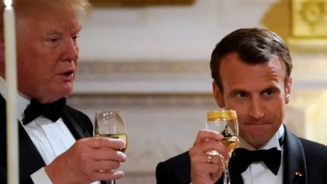 ترامب وماكرون