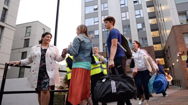 жители башен в районе Камден