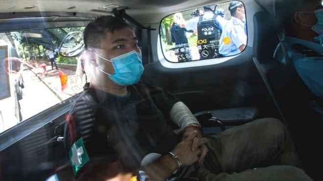 唐英傑面臨三項指控，包括兩條在香港《國安法》下的罪名。