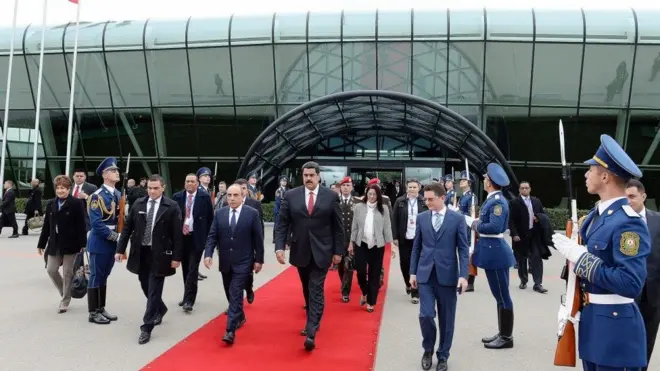 Cümə günü Bakıya gələn Nicolas Maduro oktyabın 22-də səfərini başa vurub.