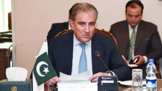 पाकिस्तान के विदेश मंत्री शाह महमूद क़ुरैशी