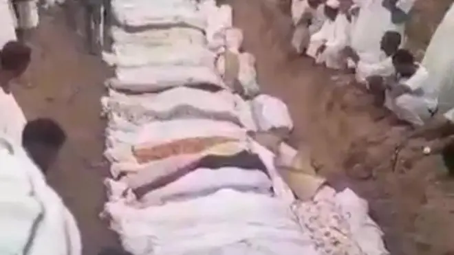 صور متداولة على التواصل الاجتماعي لضحايا هجوم قوات الدعم السريع على ود النورة