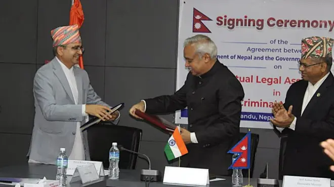 नेपाल र भारतका अधिकारीहरूबीच फौजदारी विषयमा एक सम्झौता हुँदै
