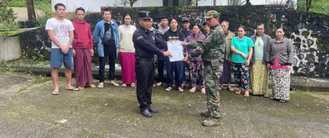 မိုးကုတ်ရဲစခန်းကနေ လွတ်မြောက်လာတဲ့ နိုင်ငံရေးအကျဉ်းသားများ